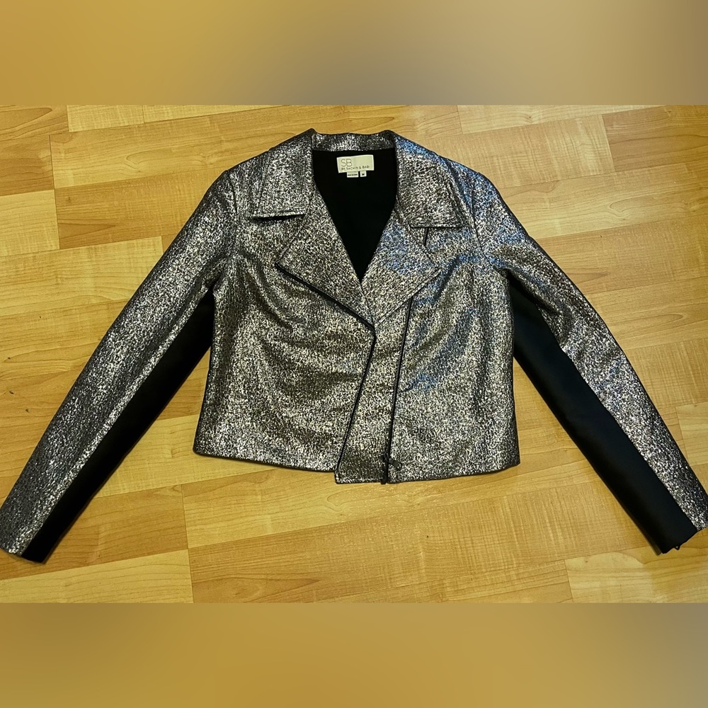 NEW SACHIN & BABI Gold Jacket Sz Medium